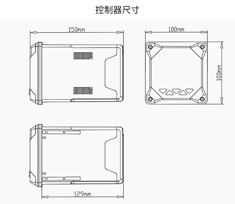 银河集团186netMIK-PSS100在线污泥浓度计控制器尺寸