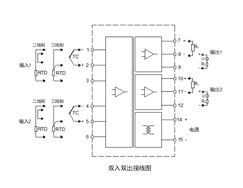 双入双出接线图